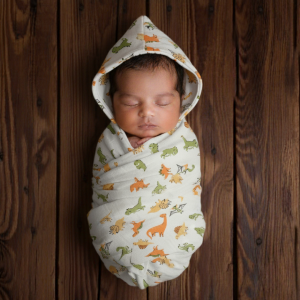 Muslin Hooded Swaddle